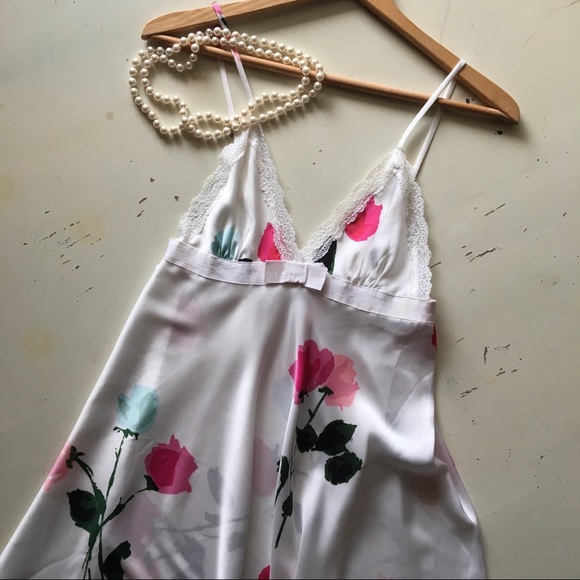 kate spade Other - Kate Spade | Charmeuse Chemise Floral Nightgown